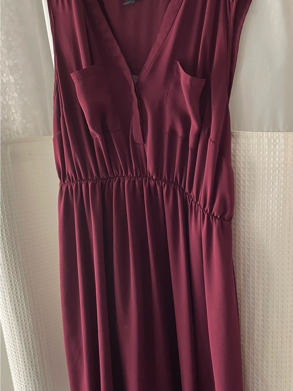 Torrid Dresses | Torrid Women's Burgundy Harper Sleeveless Shirtdress Size 1x - Picture 8 of 8